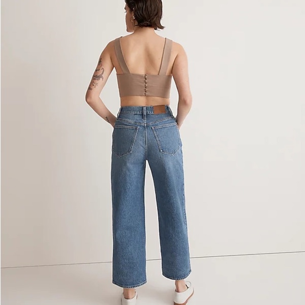 Madewell Perfect Vintage Wide-leg Cropped Jean